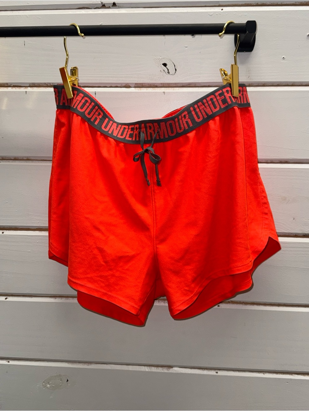 Under Armour Women's Bright Red Athletic Shorts